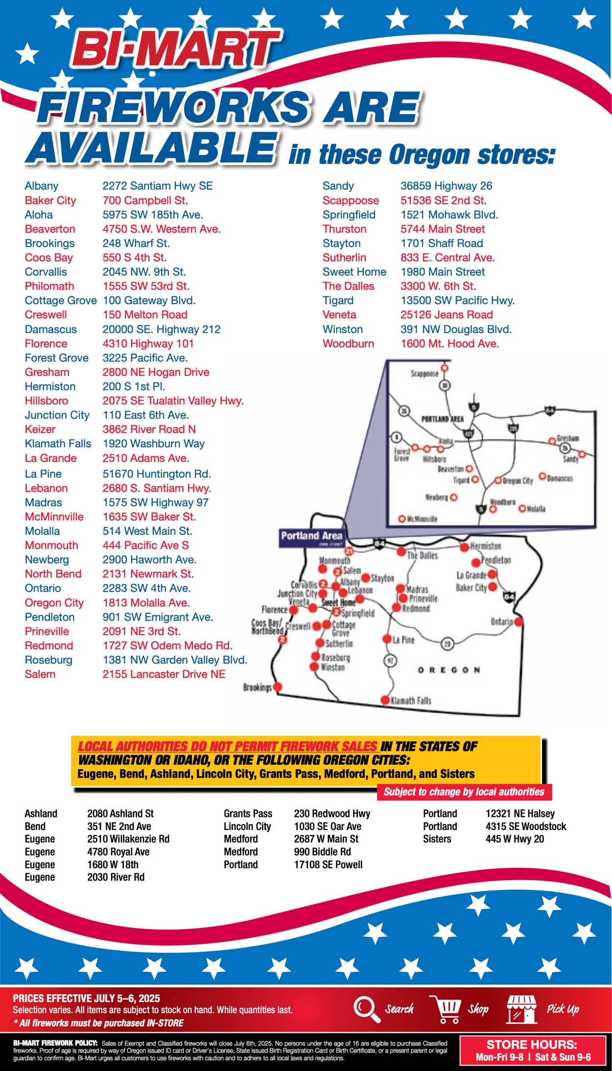 Weekly ad Bi-Mart 07/07/2025 - 07/21/2025