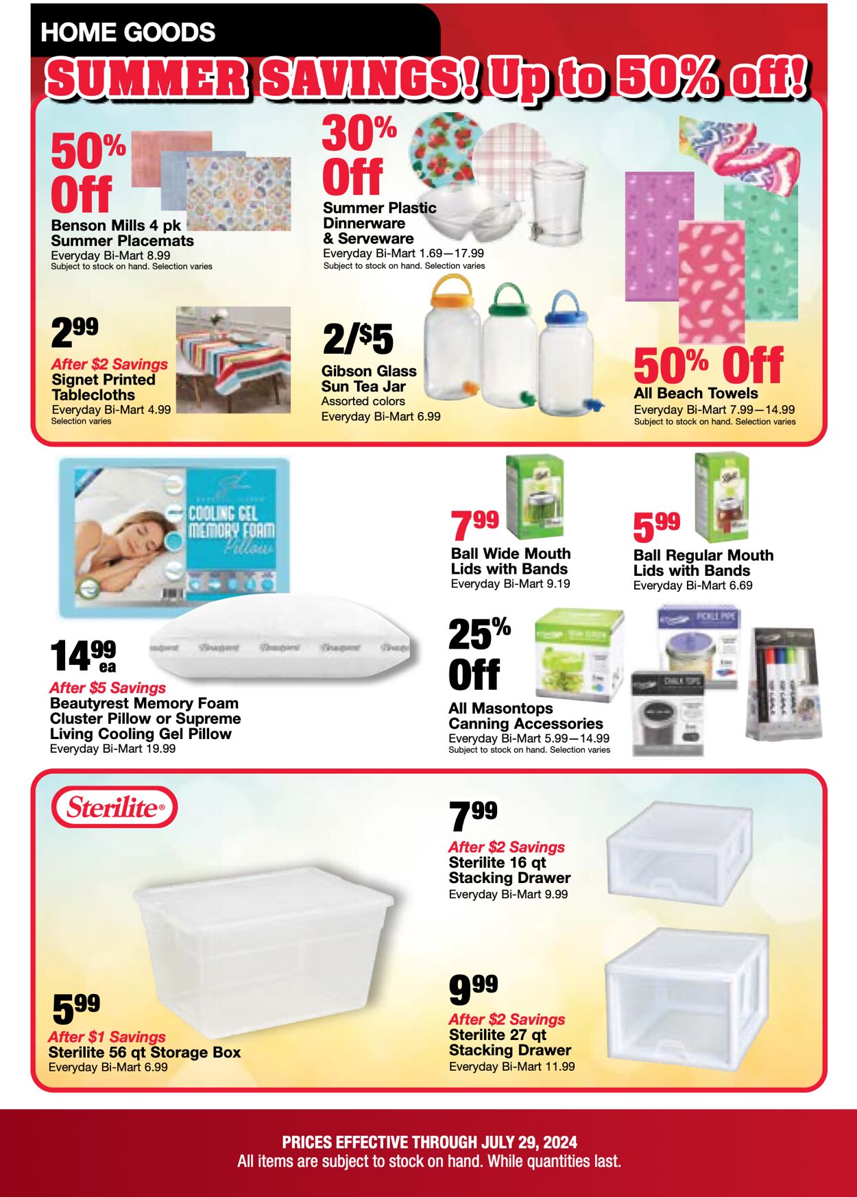 Weekly ad Bi-Mart 07/23/2024 - 07/29/2024