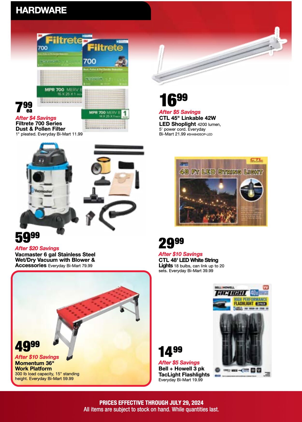 Weekly ad Bi-Mart 07/23/2024 - 07/29/2024