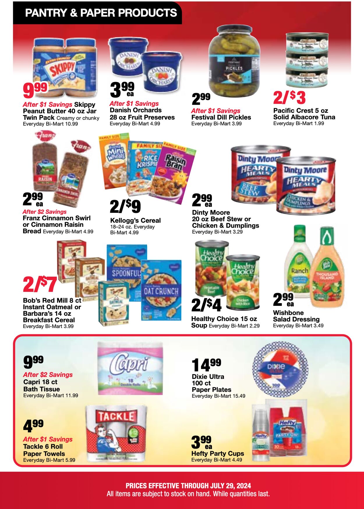 Weekly ad Bi-Mart 07/23/2024 - 07/29/2024