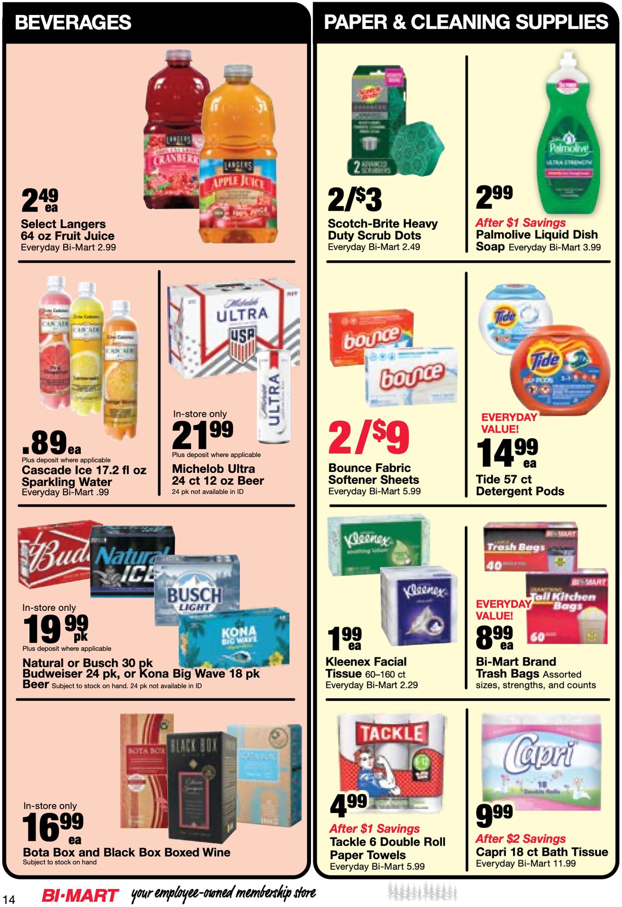 Weekly ad Bi-Mart 04/23/2024 - 05/06/2024
