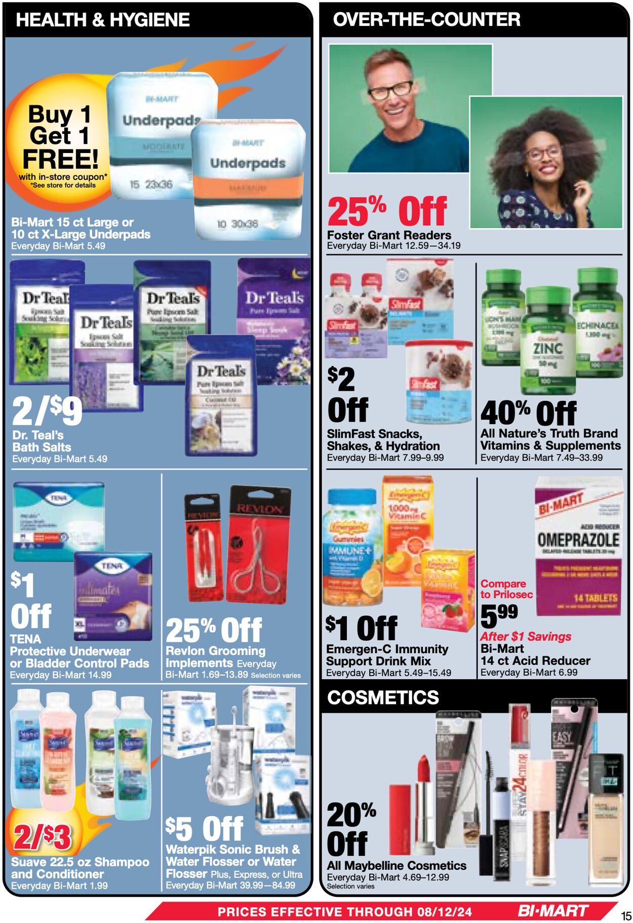 Weekly ad Bi-Mart 07/30/2024 - 08/12/2024