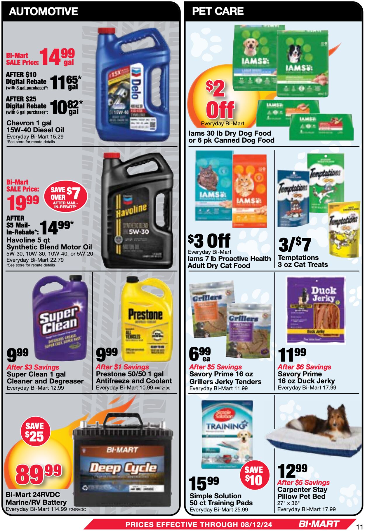 Weekly ad Bi-Mart 07/30/2024 - 08/12/2024