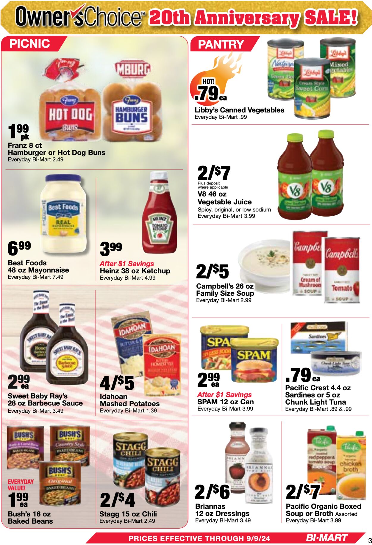 Weekly ad Bi-Mart 08/27/2024 - 09/08/2024