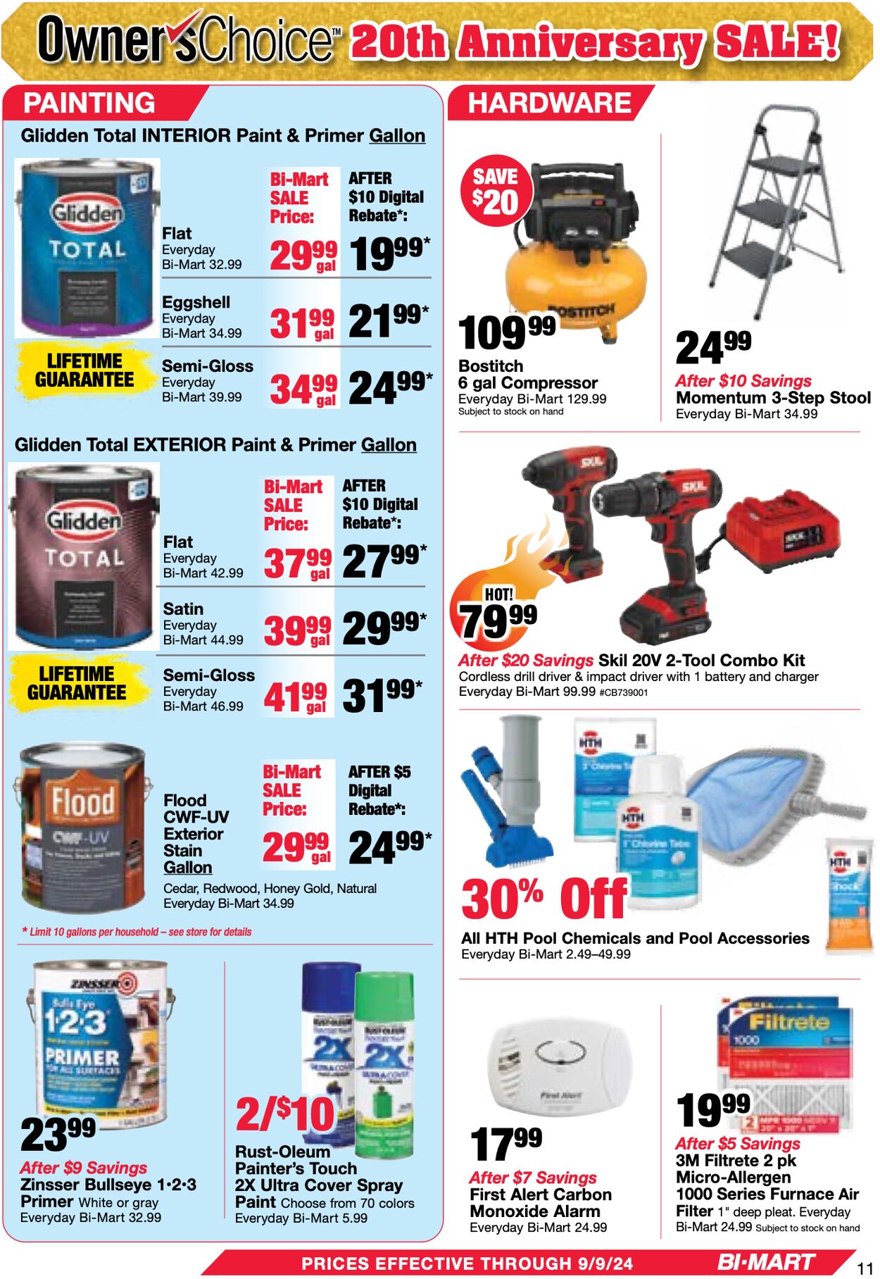 Weekly ad Bi-Mart 08/27/2024 - 09/08/2024