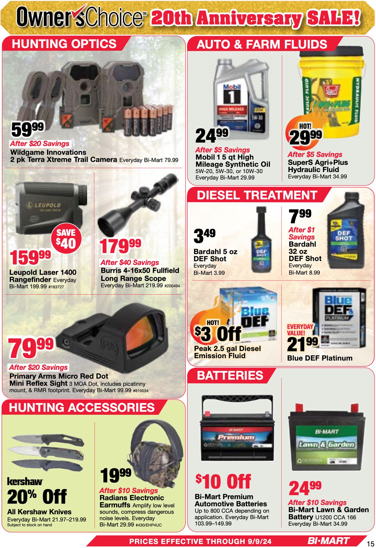 Weekly ad Bi-Mart 08/27/2024 - 09/08/2024