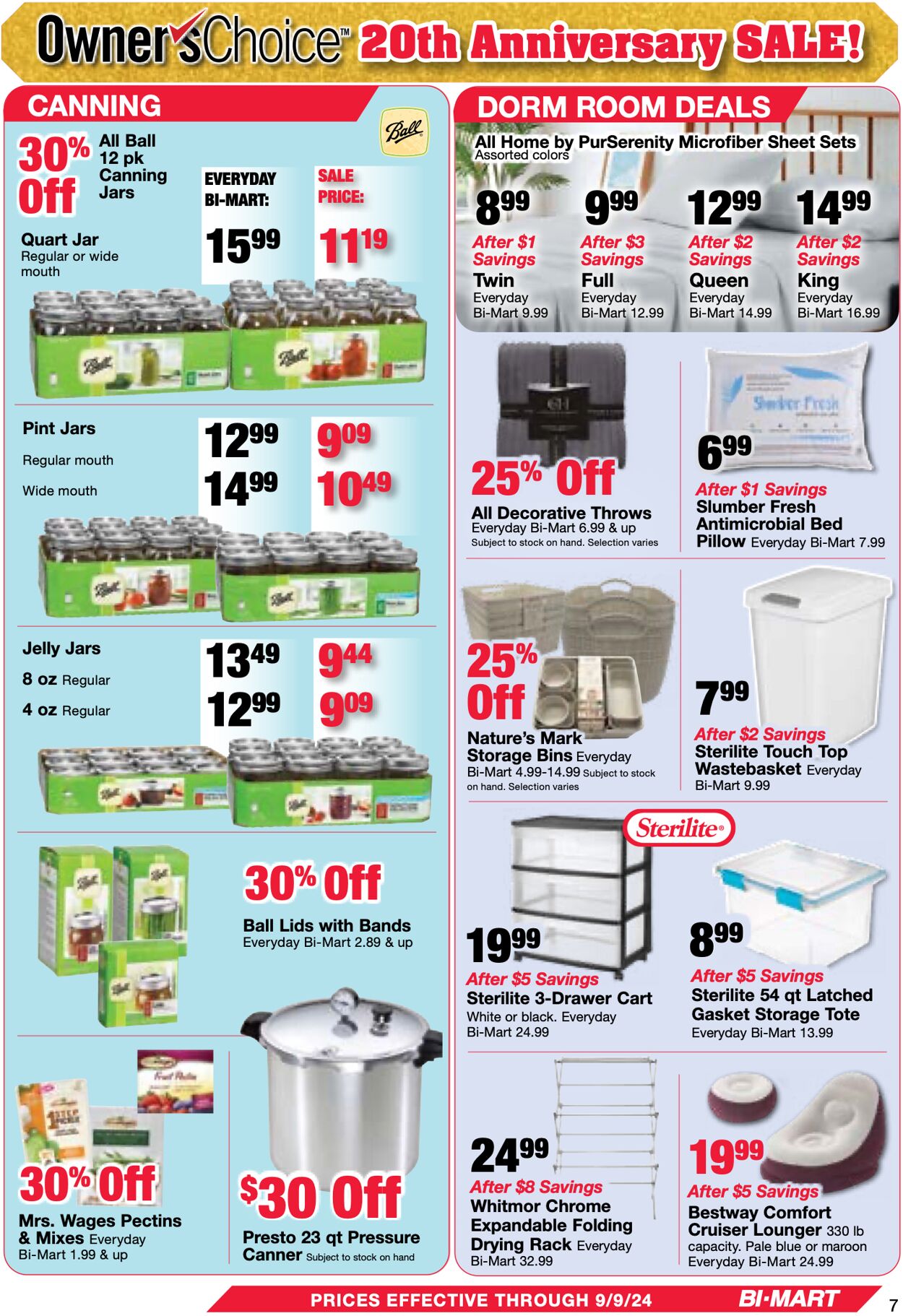 Weekly ad Bi-Mart 08/27/2024 - 09/08/2024