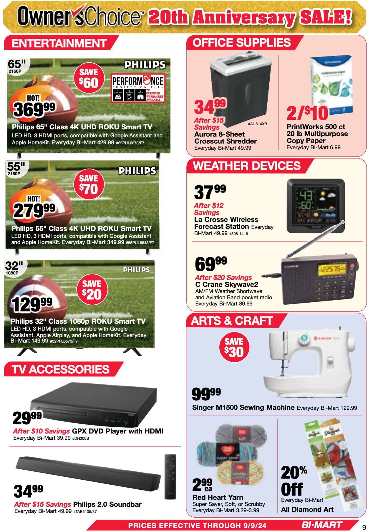 Weekly ad Bi-Mart 08/27/2024 - 09/08/2024