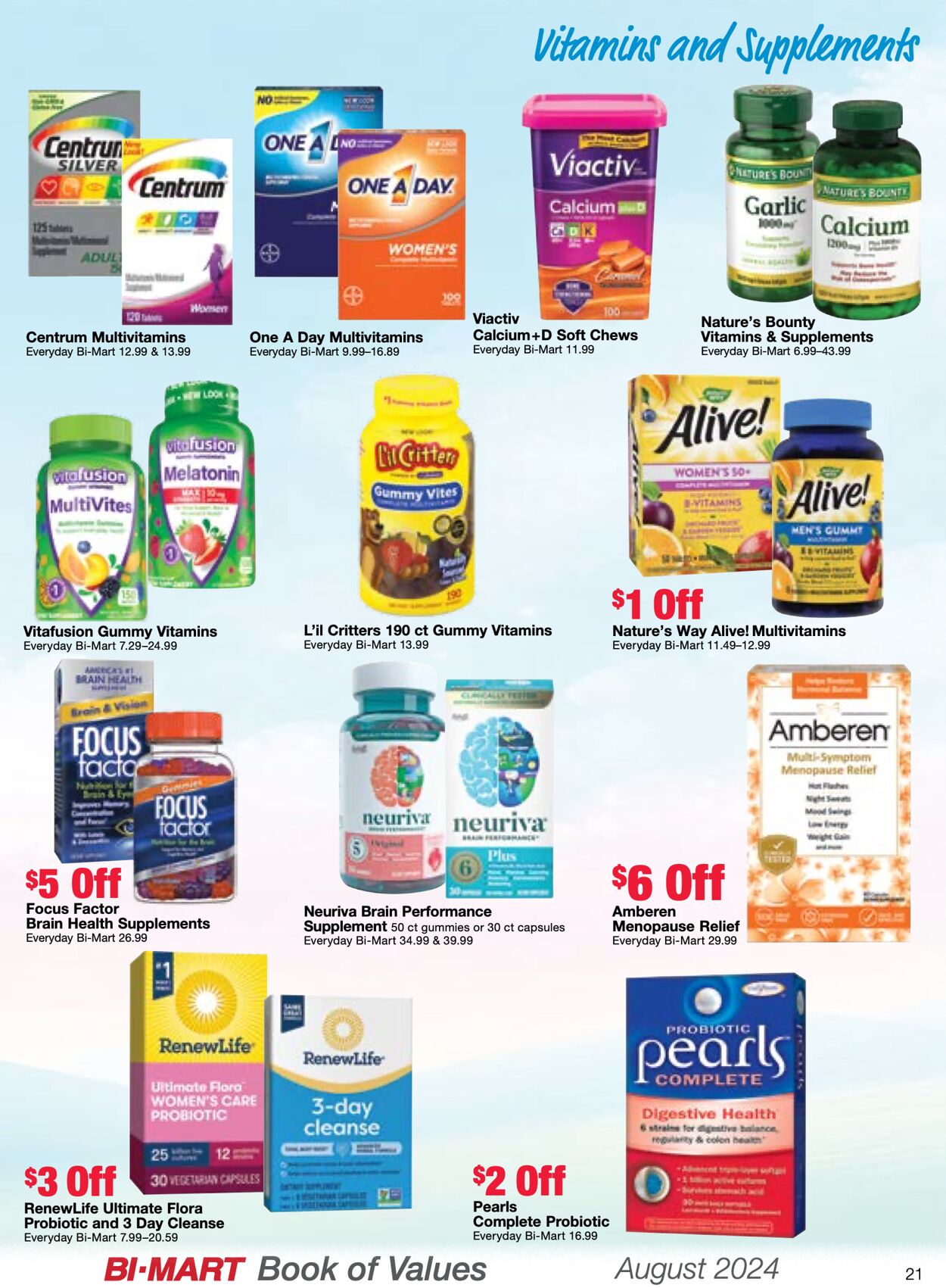 Weekly ad Bi-Mart 08/01/2024 - 08/31/2024