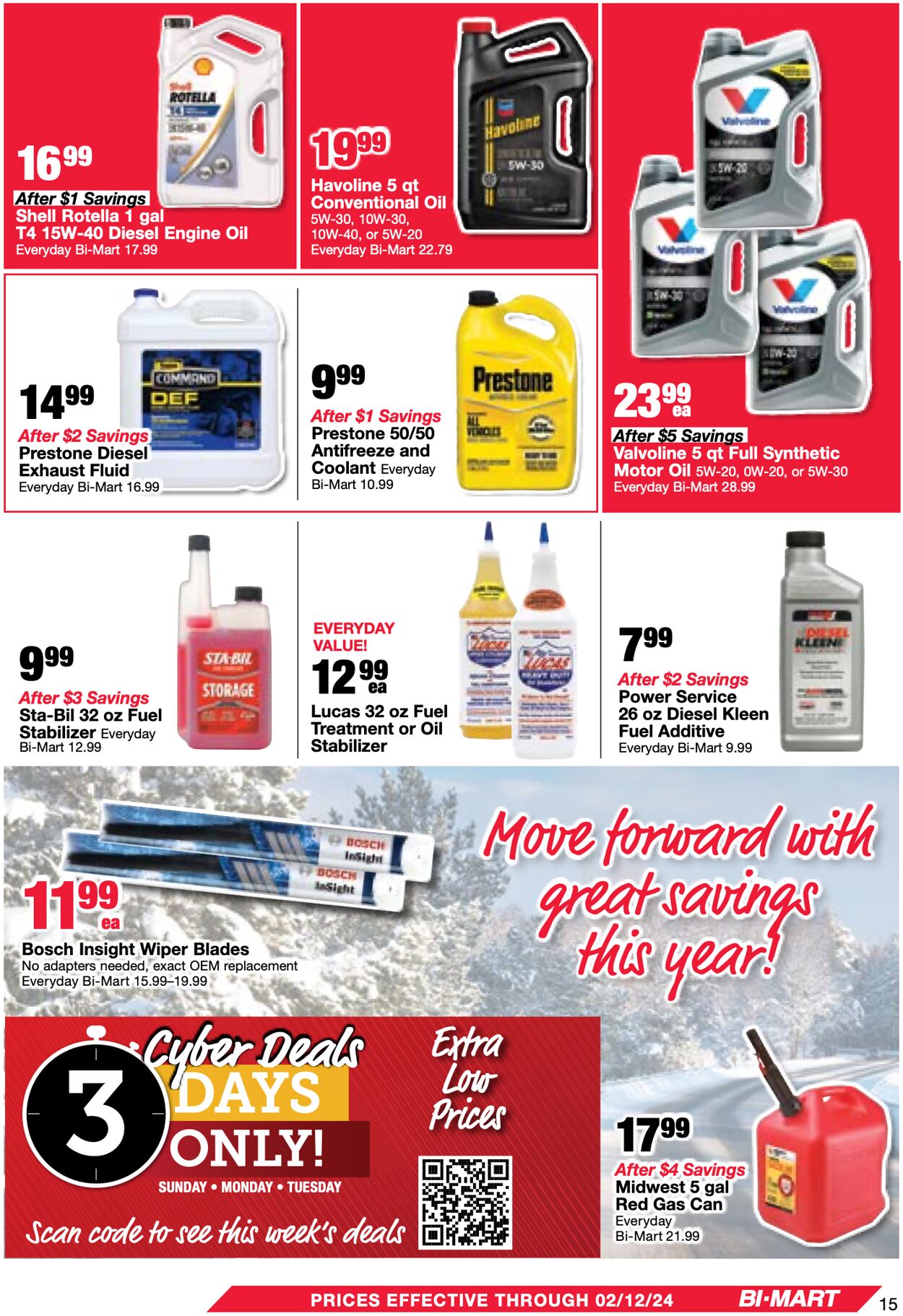 Weekly ad Bi-Mart 01/30/2024 - 02/12/2024