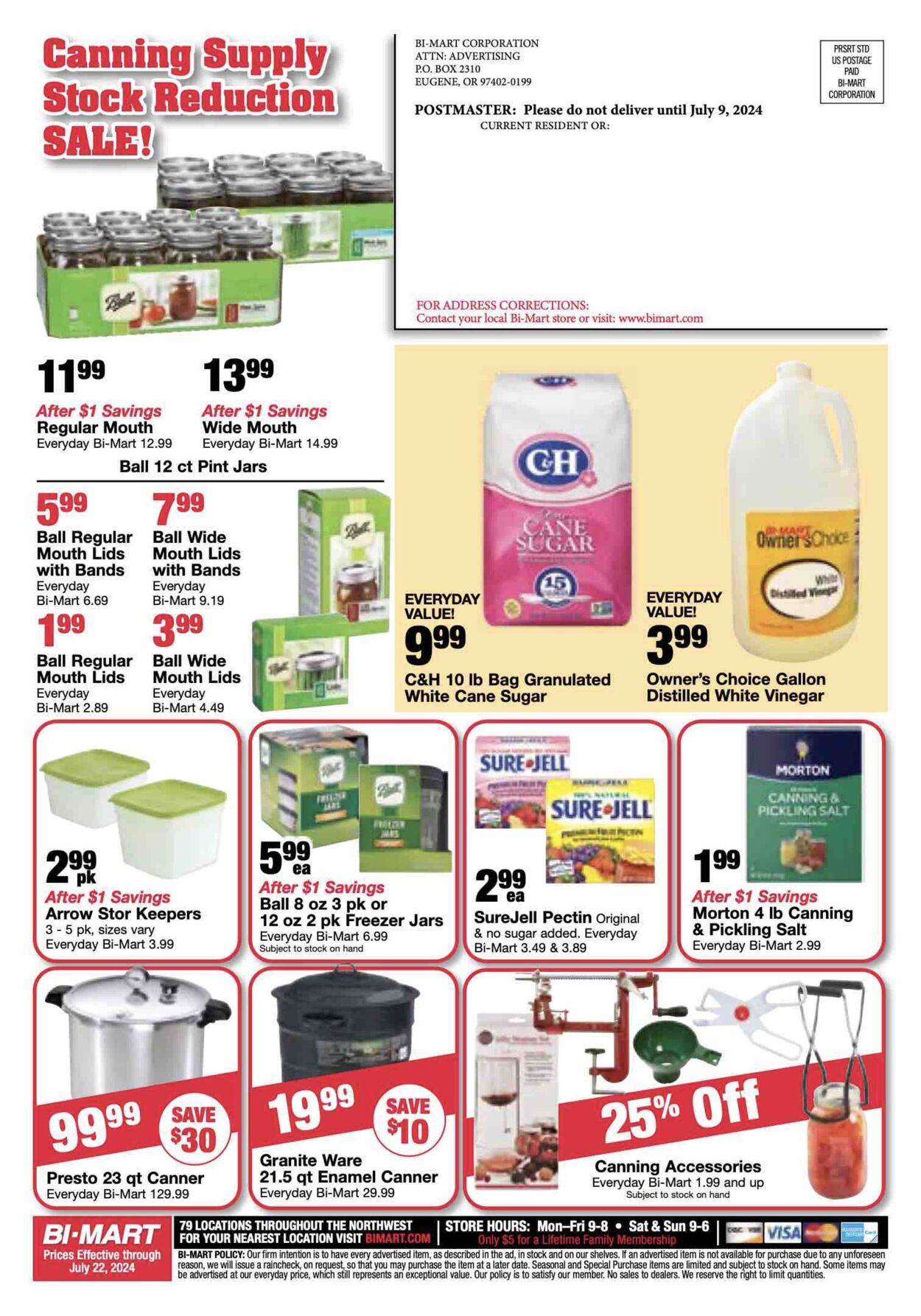 Weekly ad Bi-Mart 07/09/2024 - 07/22/2024