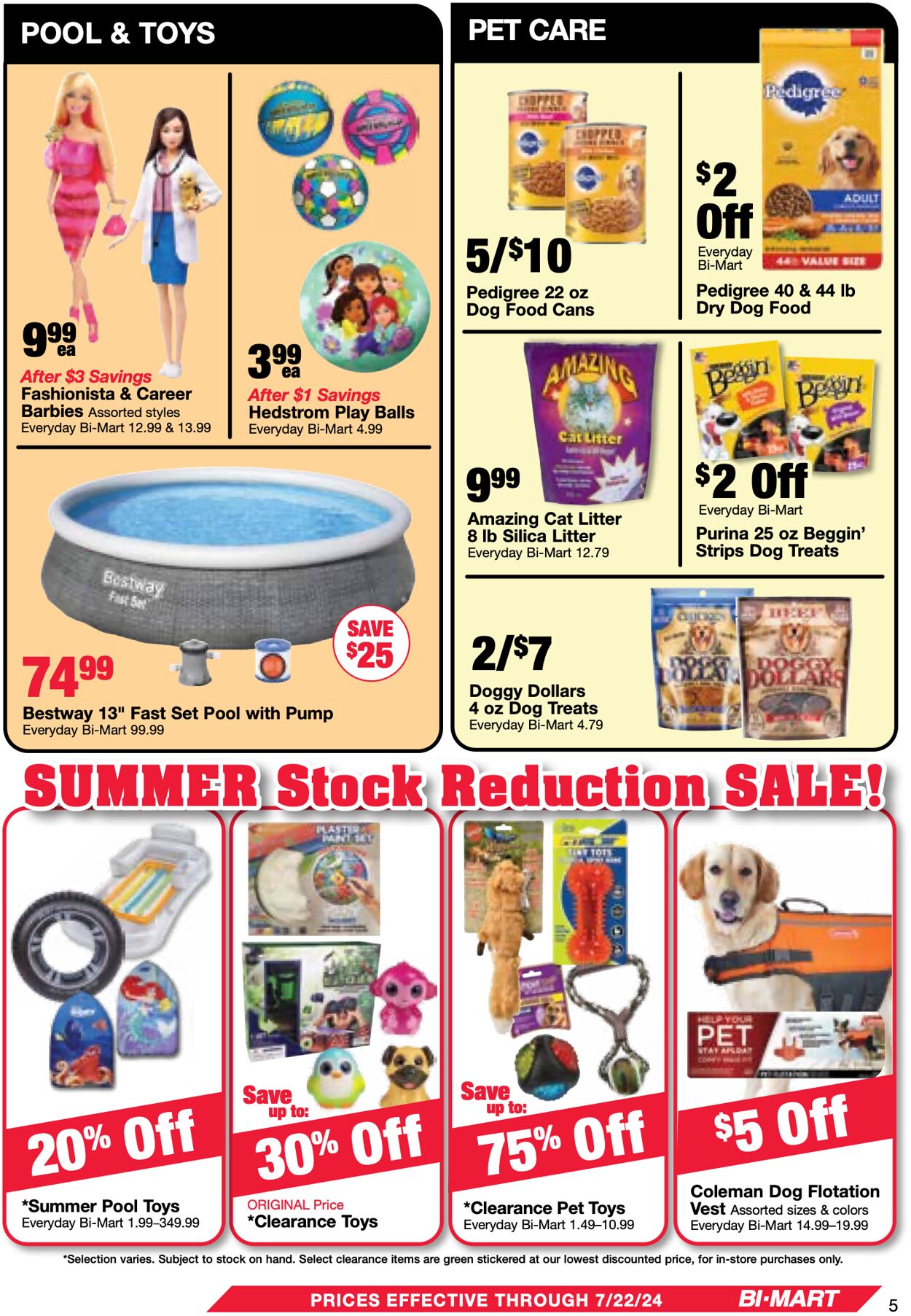 Weekly ad Bi-Mart 07/09/2024 - 07/22/2024