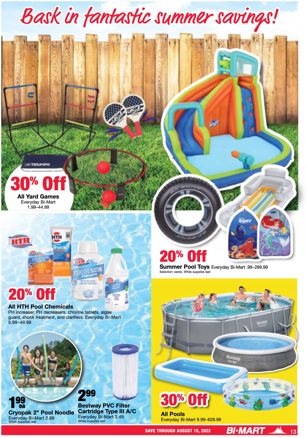 Weekly ad Bi-Mart 08/01/2023 - 08/15/2023