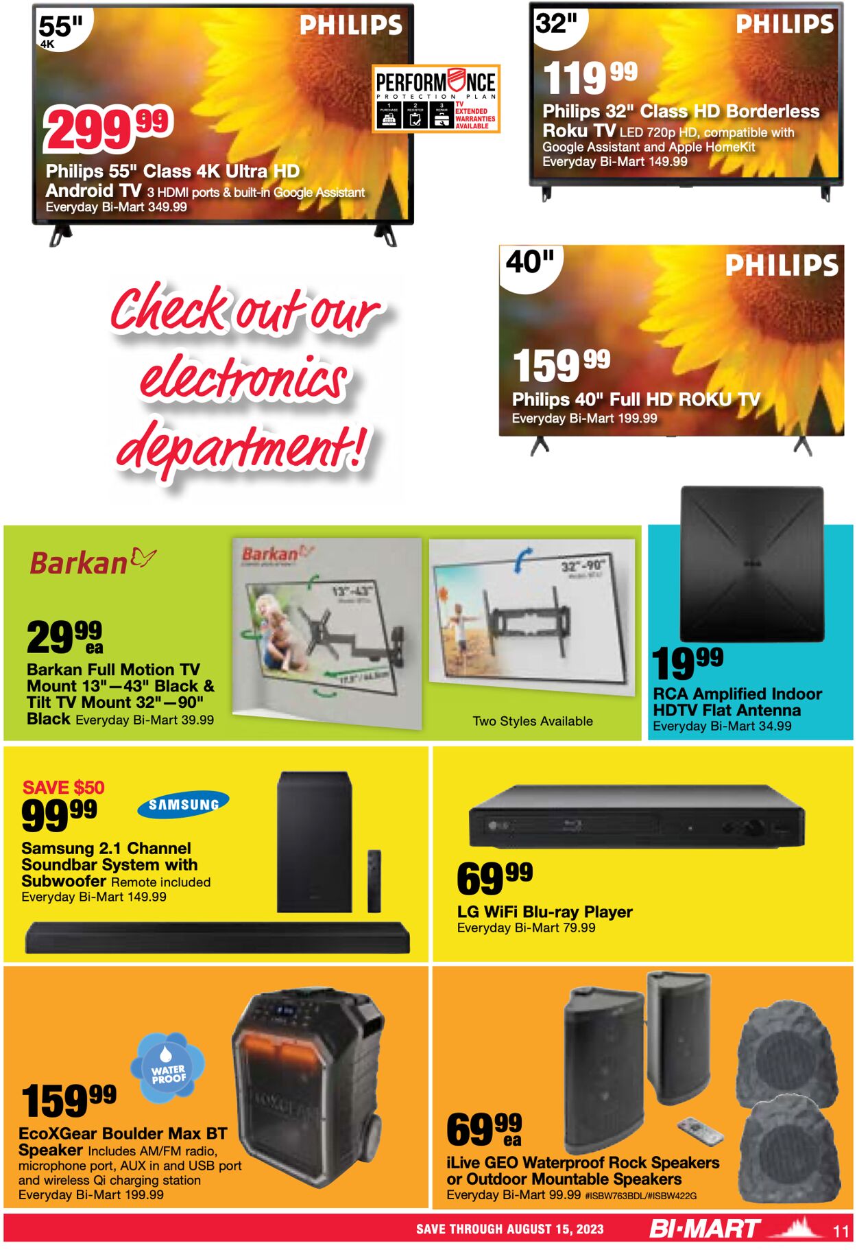 Weekly ad Bi-Mart 08/01/2023 - 08/15/2023