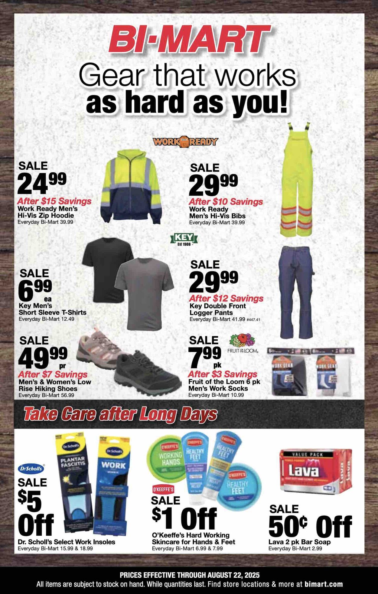 Weekly ad Bi-Mart 08/11/2025 - 08/25/2025