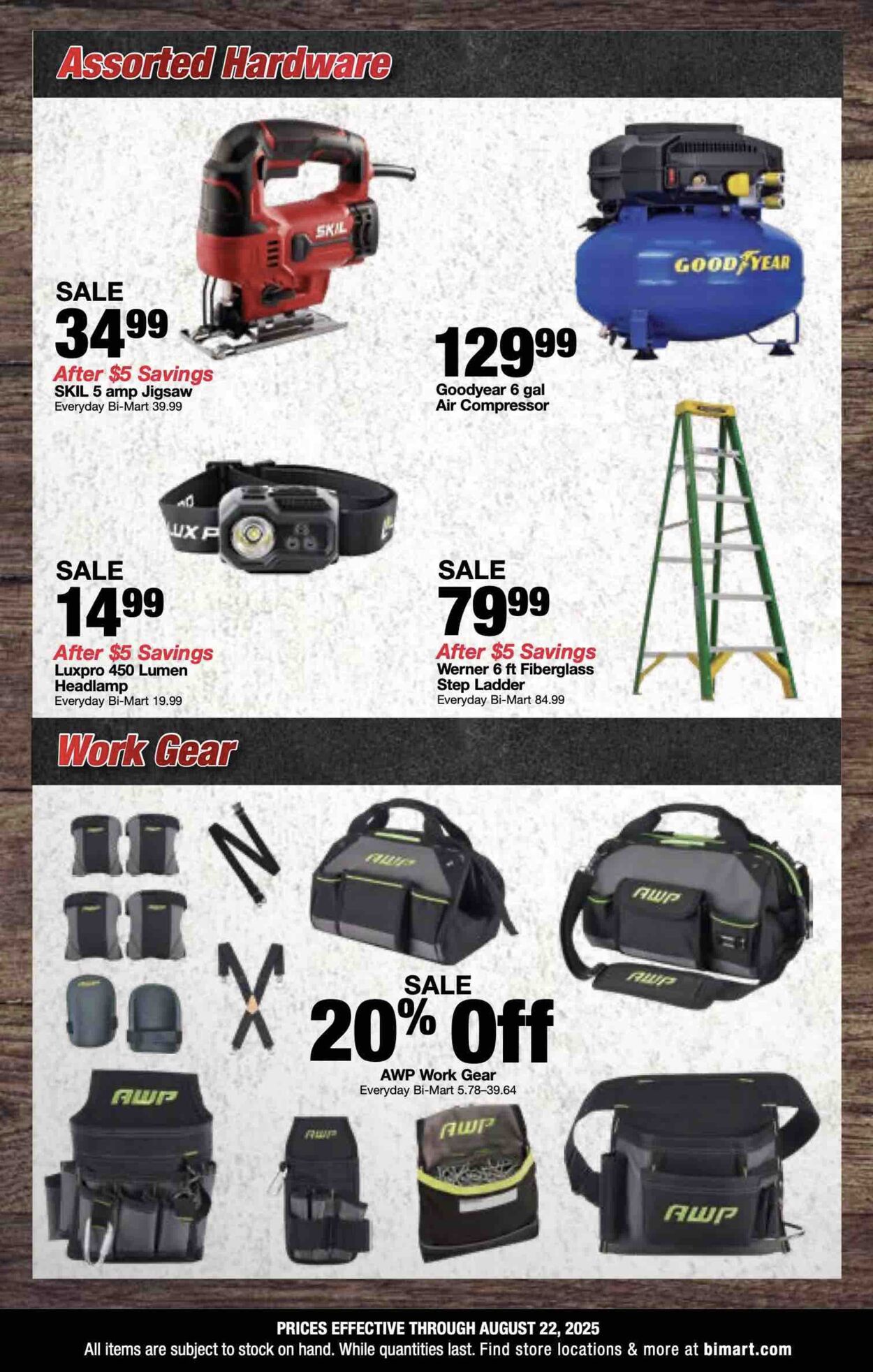 Weekly ad Bi-Mart 08/11/2025 - 08/25/2025