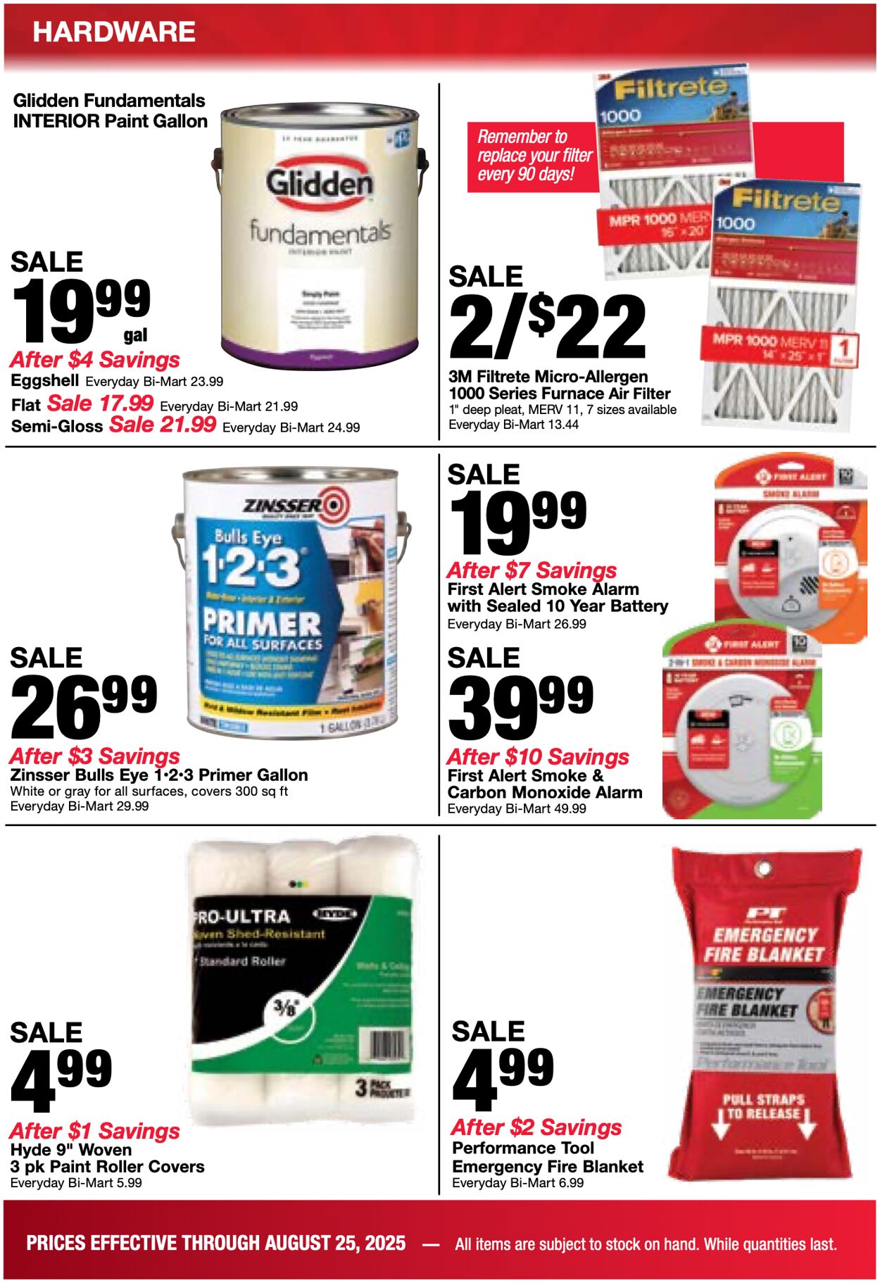 Weekly ad Bi-Mart 08/19/2025 - 08/25/2025