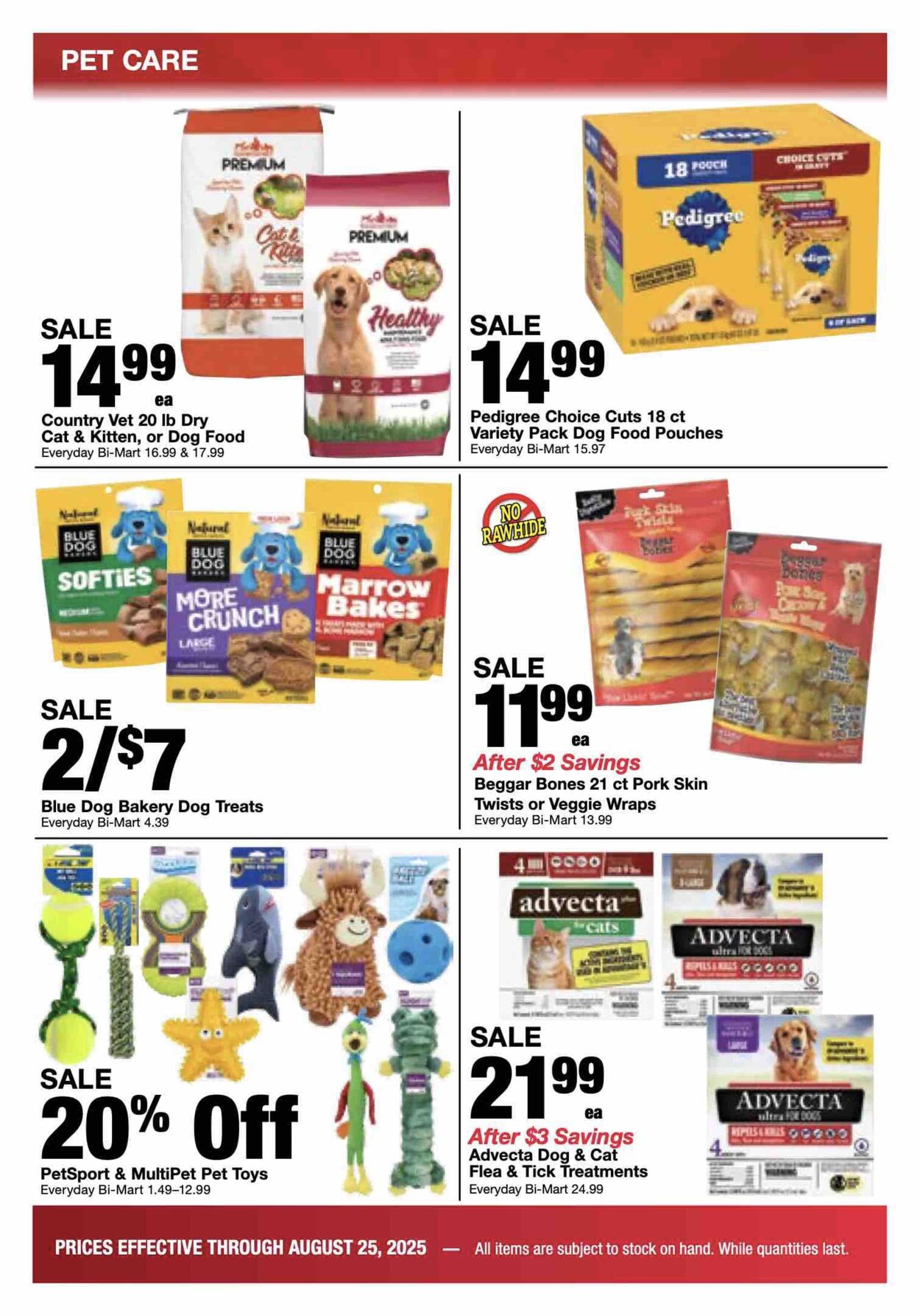 Weekly ad Bi-Mart 08/19/2025 - 08/25/2025
