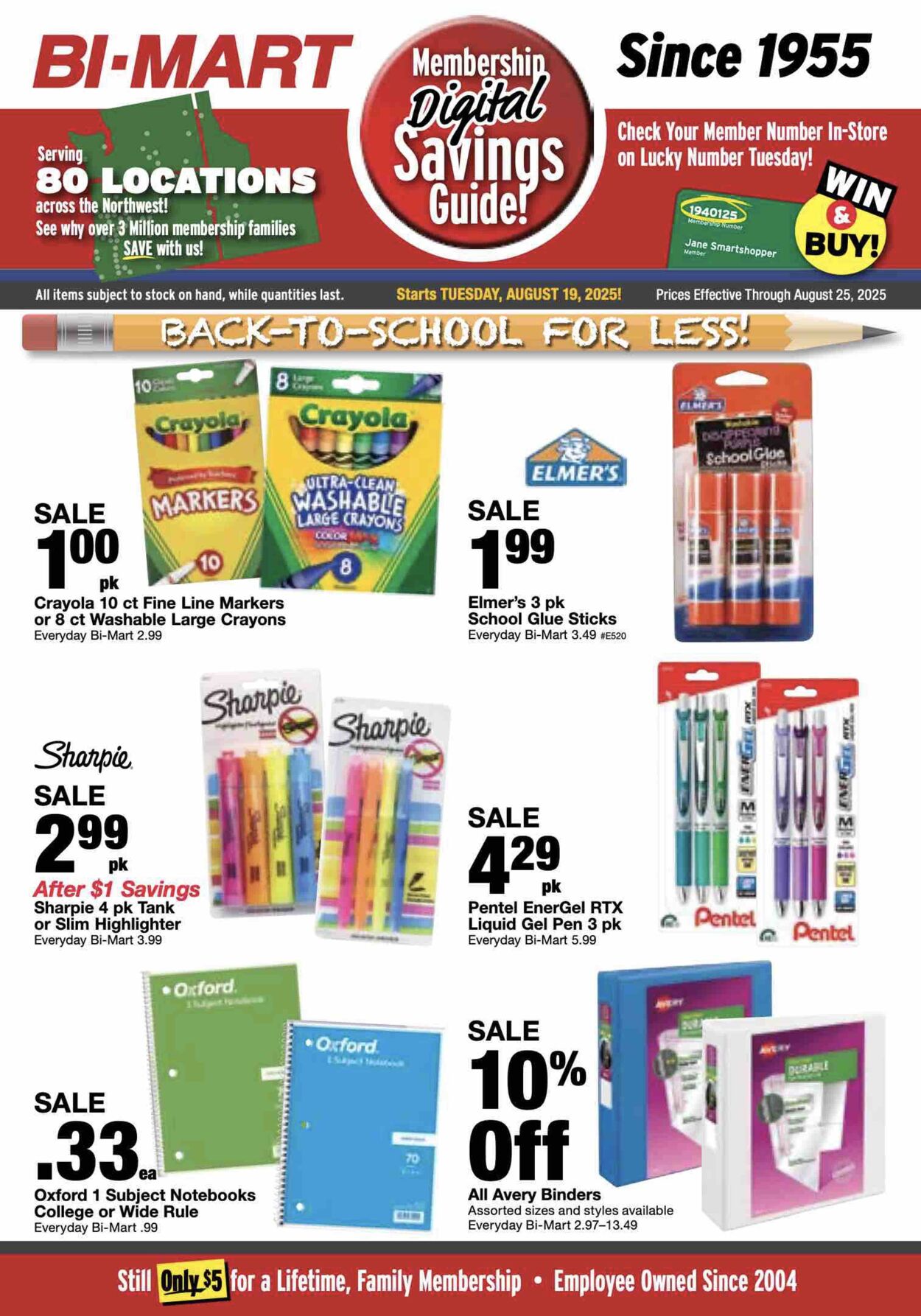 Weekly ad Bi-Mart 08/19/2025 - 08/25/2025
