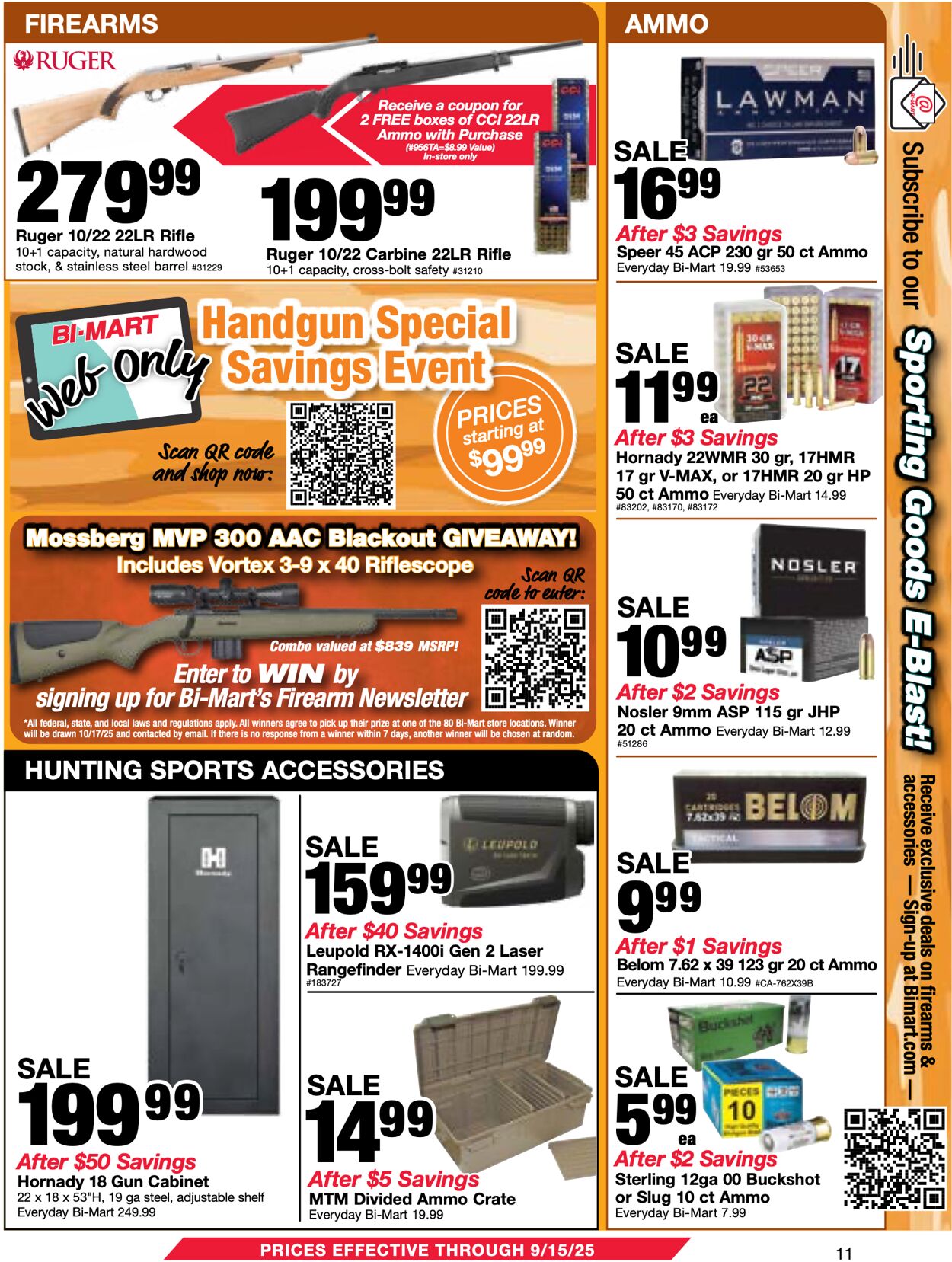 Weekly ad Bi-Mart 08/27/2025 - 09/03/2025