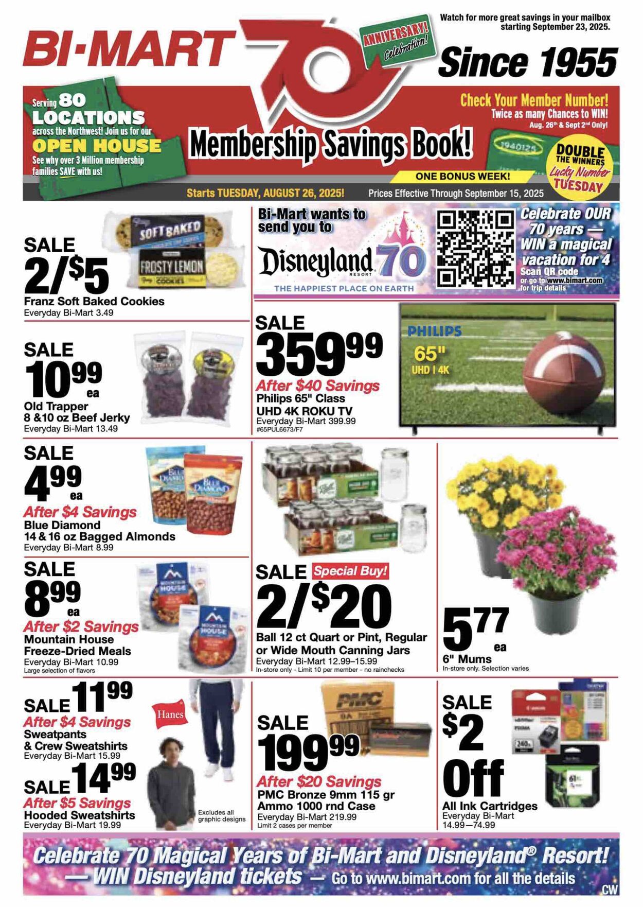Weekly ad Bi-Mart 08/27/2025 - 09/03/2025