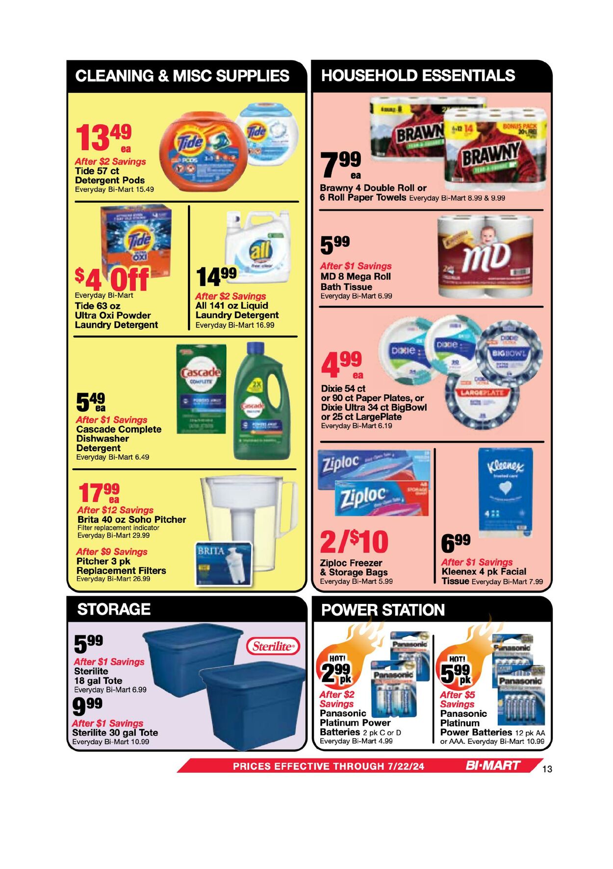 Weekly ad Bi-Mart 07/09/2024 - 07/22/2024