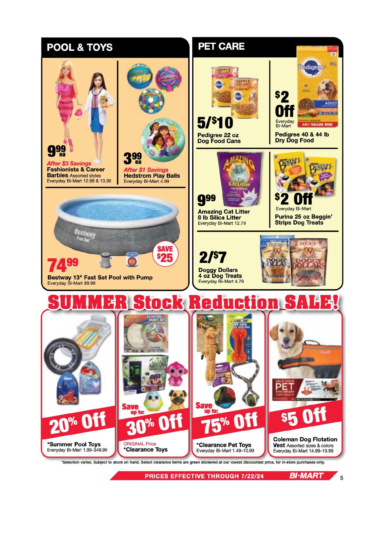 Weekly ad Bi-Mart 07/09/2024 - 07/22/2024