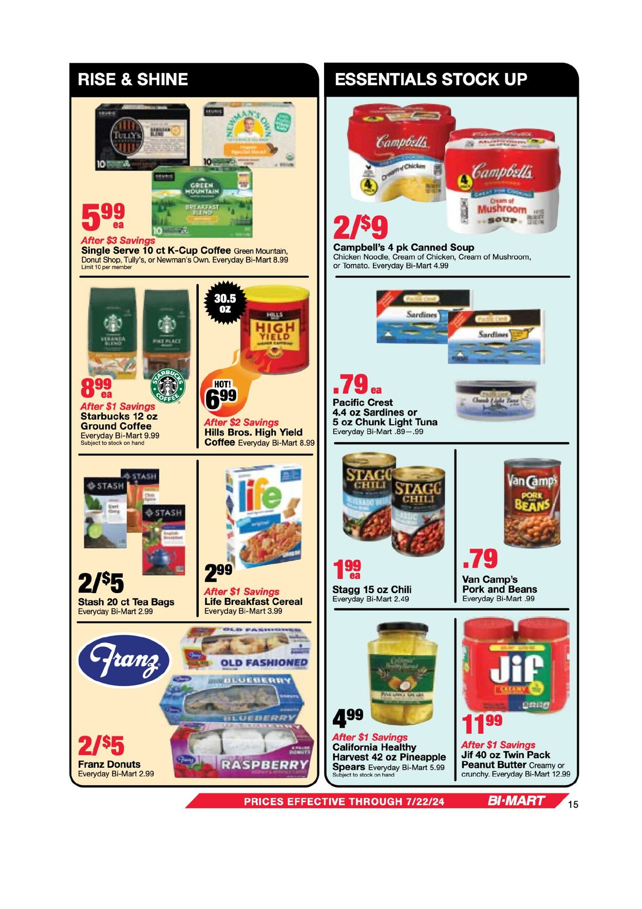 Weekly ad Bi-Mart 07/09/2024 - 07/22/2024