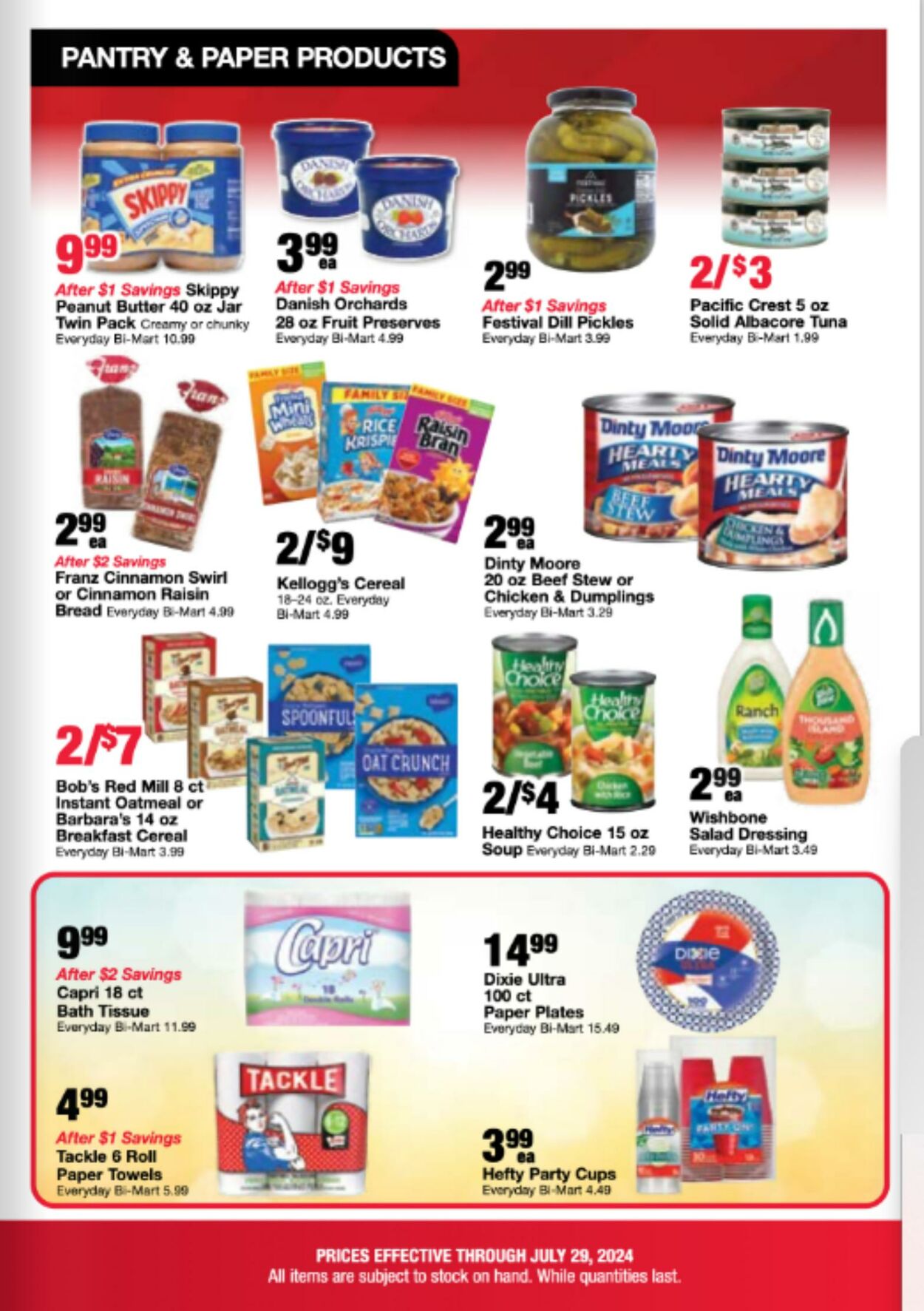 Weekly ad Bi-Mart 07/23/2024 - 07/29/2024