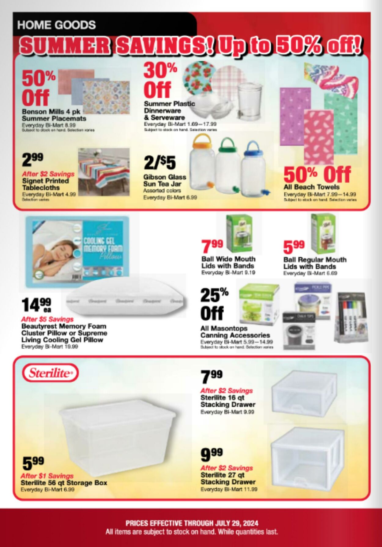 Weekly ad Bi-Mart 07/23/2024 - 07/29/2024