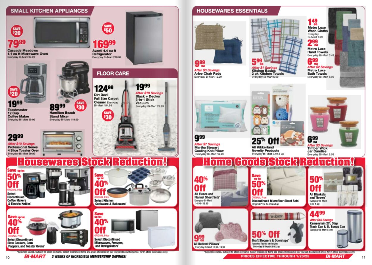 Weekly ad Bi-Mart 12/31/2024 - 01/20/2025