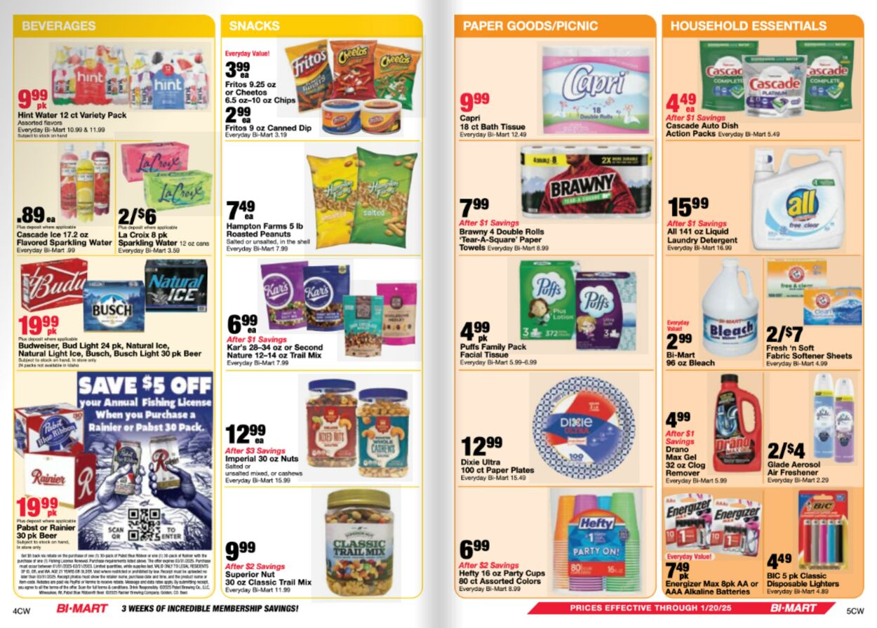 Weekly ad Bi-Mart 12/31/2024 - 01/20/2025