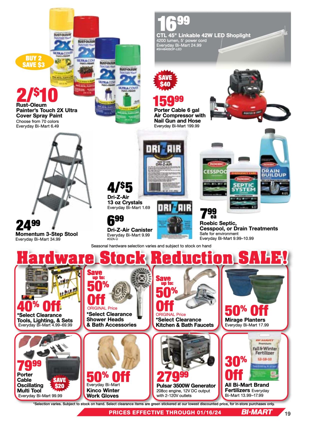 Weekly ad Bi-Mart 01/02/2024 - 01/17/2024