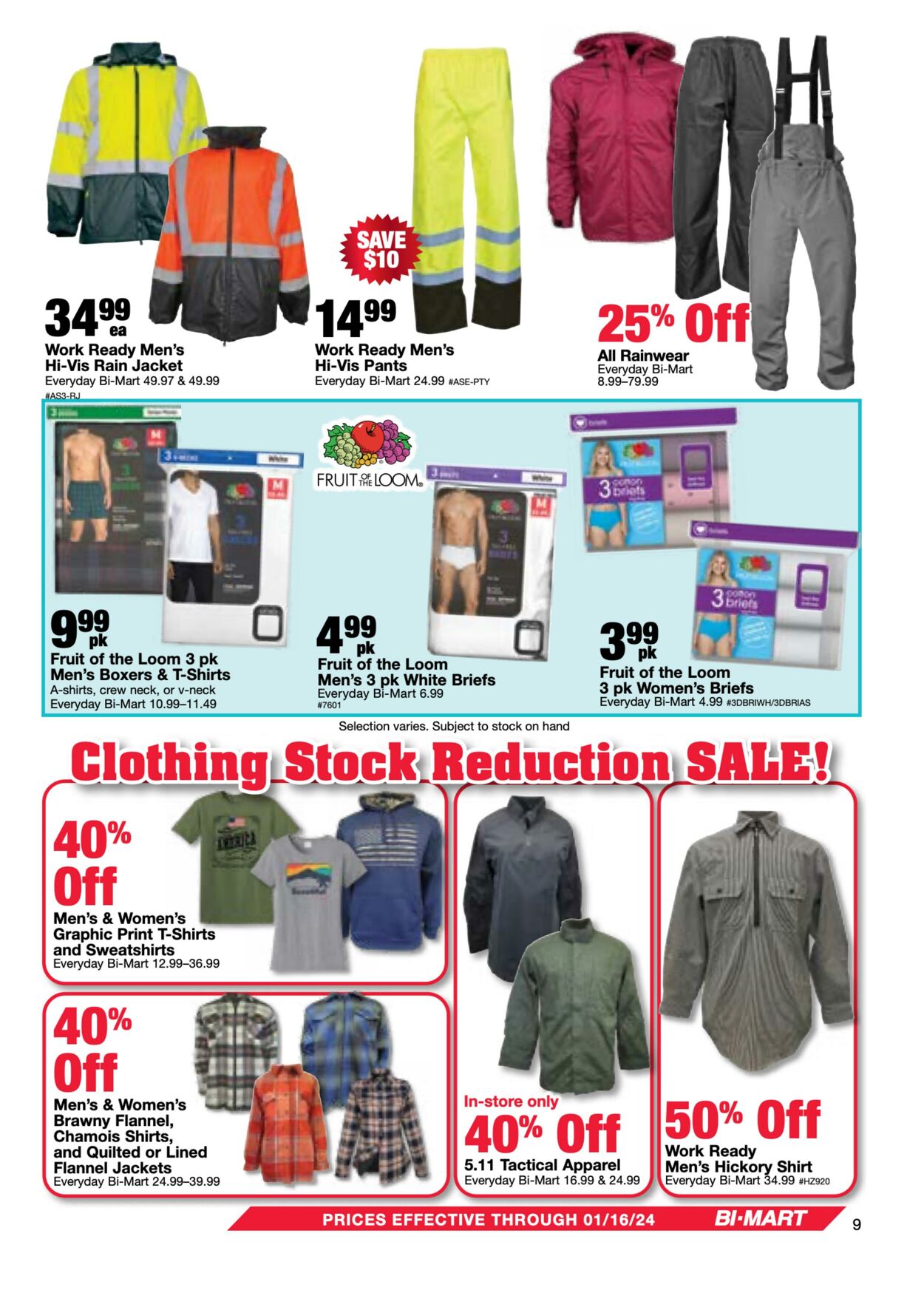 Weekly ad Bi-Mart 01/02/2024 - 01/17/2024