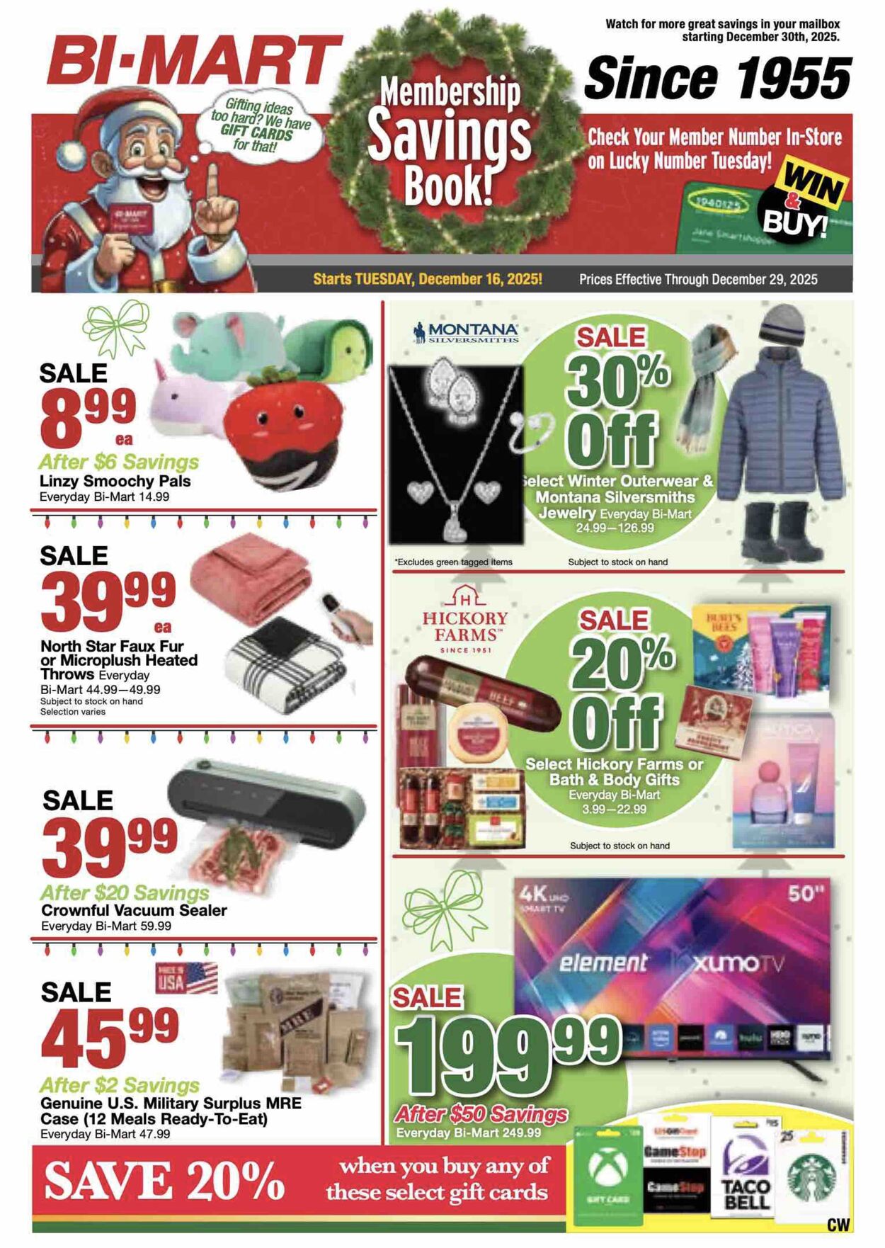 Weekly ad Bi-Mart 12/17/2025 - 12/31/2025
