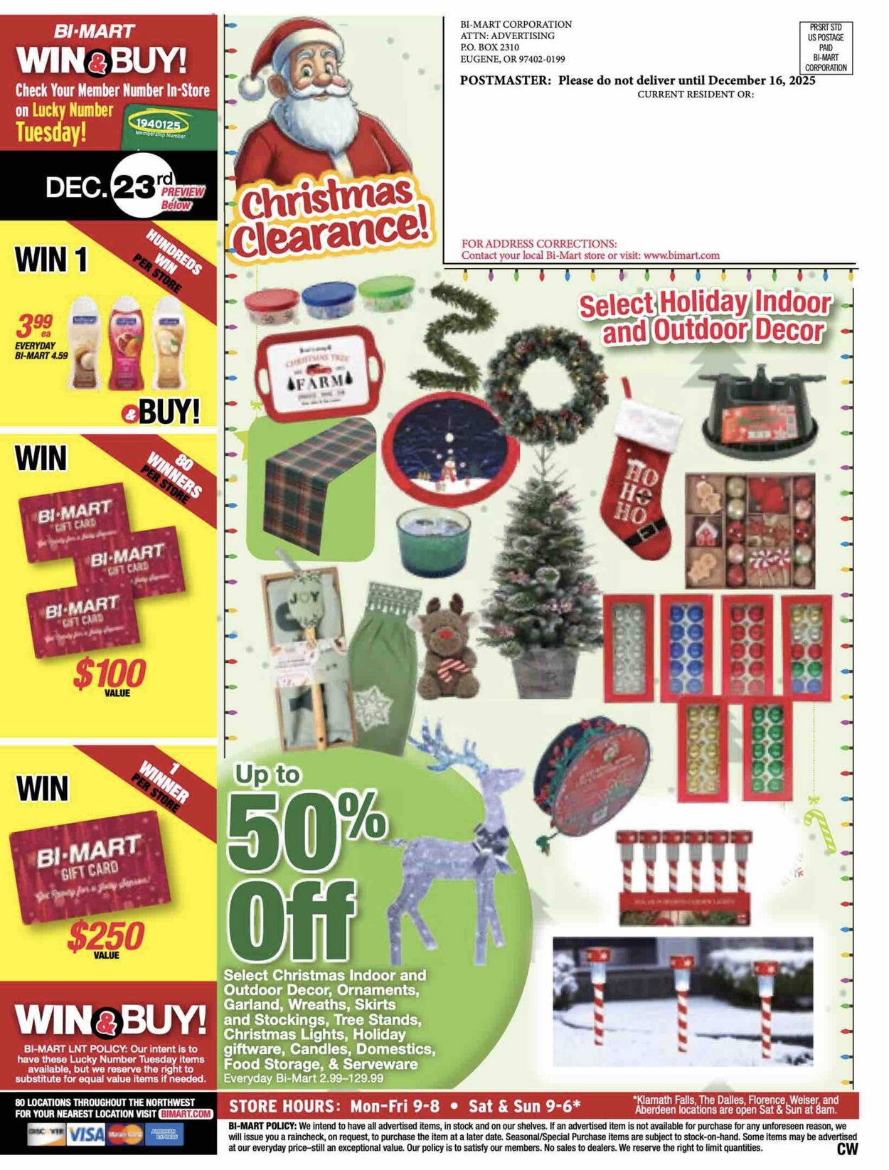 Weekly ad Bi-Mart 12/17/2025 - 12/31/2025