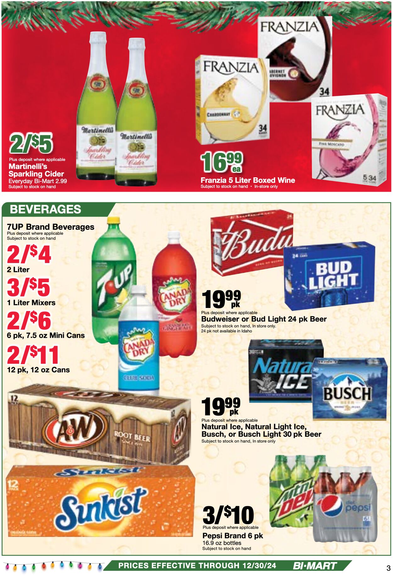 Weekly ad Bi-Mart 12/17/2024 - 12/30/2024