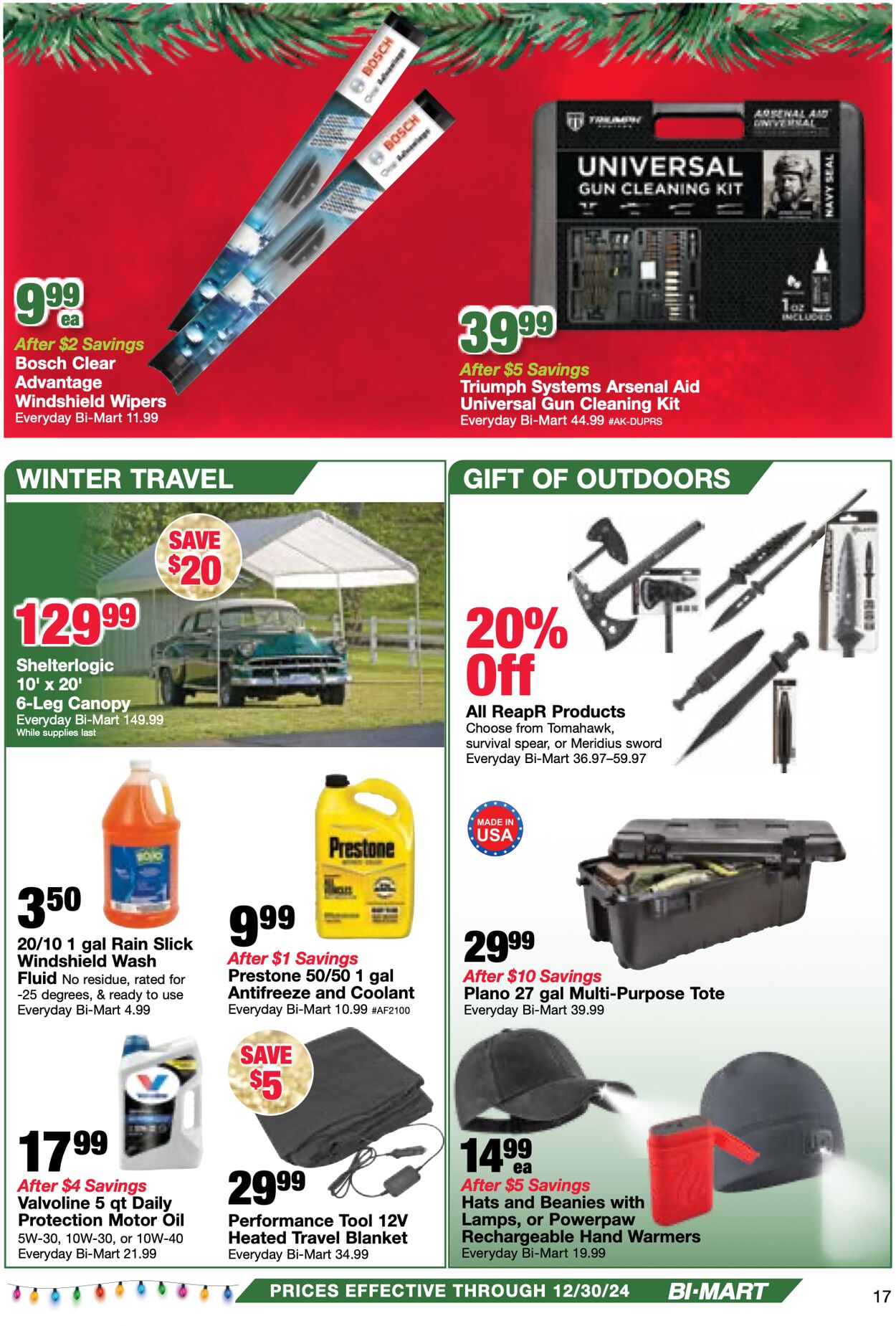 Weekly ad Bi-Mart 12/17/2024 - 12/30/2024