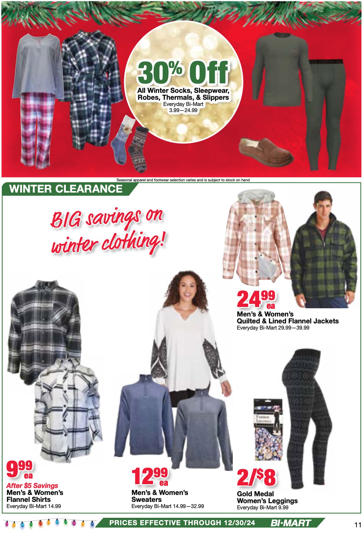 Weekly ad Bi-Mart 12/17/2024 - 12/30/2024