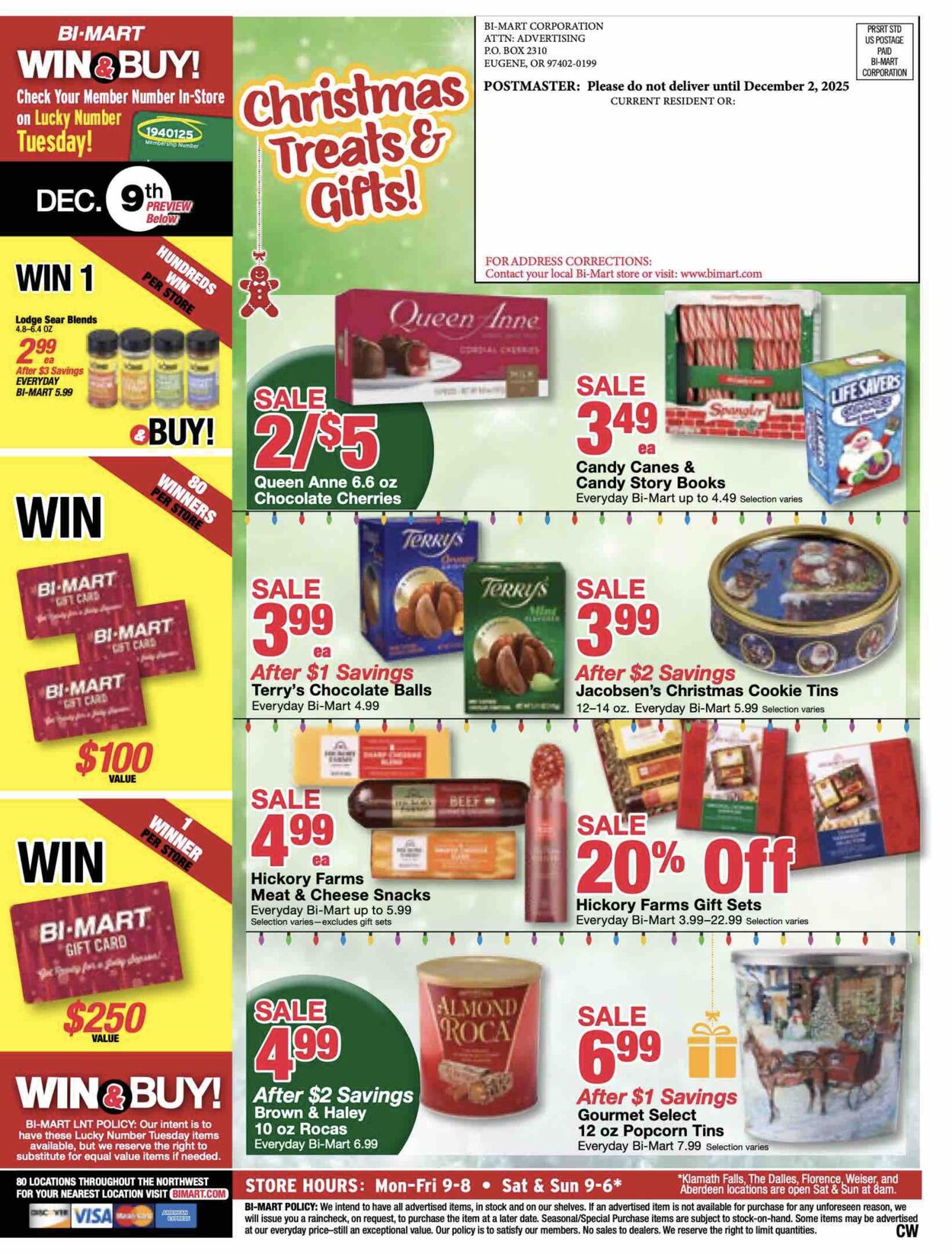 Weekly ad Bi-Mart 12/09/2025 - 12/23/2025