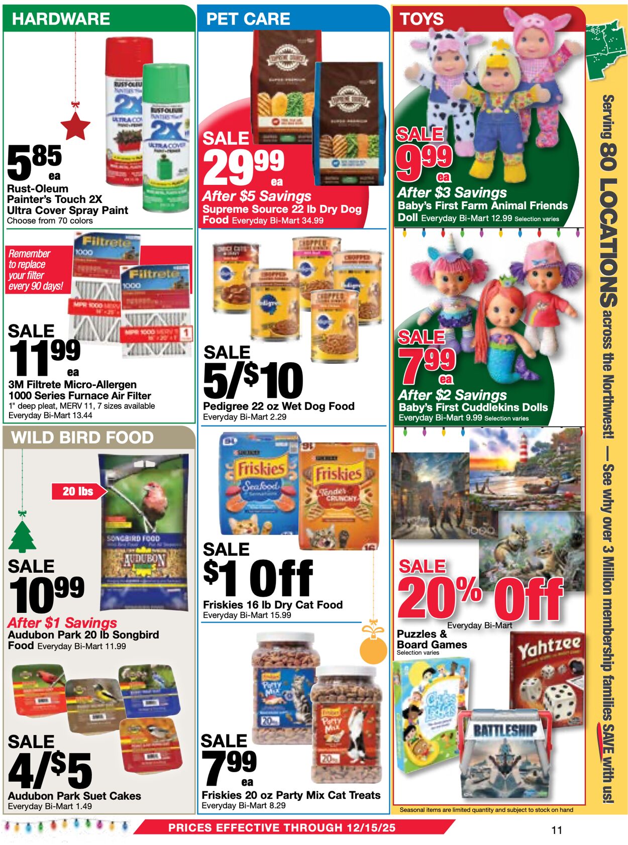 Weekly ad Bi-Mart 12/09/2025 - 12/23/2025