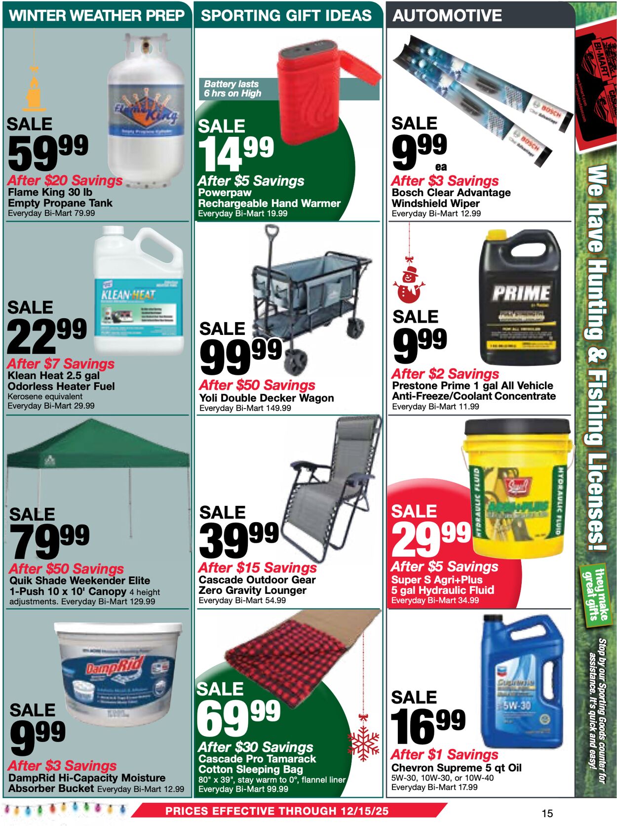 Weekly ad Bi-Mart 12/09/2025 - 12/23/2025