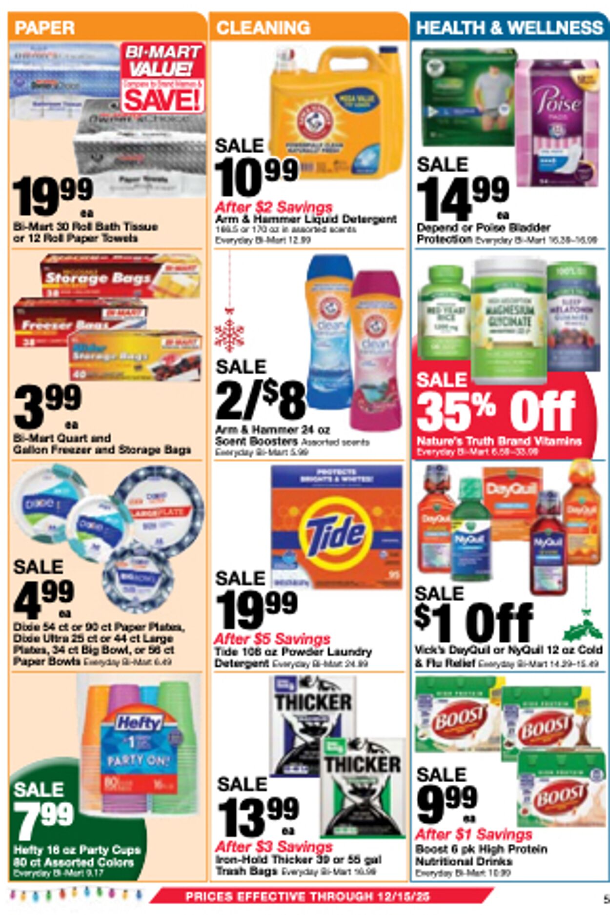 Weekly ad Bi-Mart 12/15/2025 - 12/29/2025