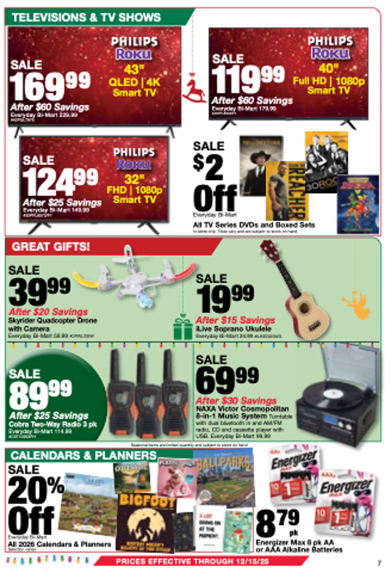 Weekly ad Bi-Mart 12/15/2025 - 12/29/2025