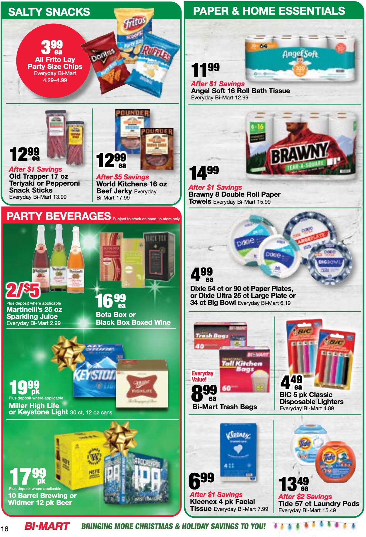 Weekly ad Bi-Mart 12/03/2024 - 12/16/2024