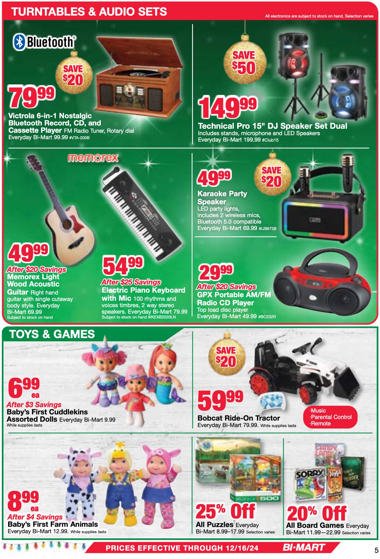 Weekly ad Bi-Mart 12/03/2024 - 12/16/2024