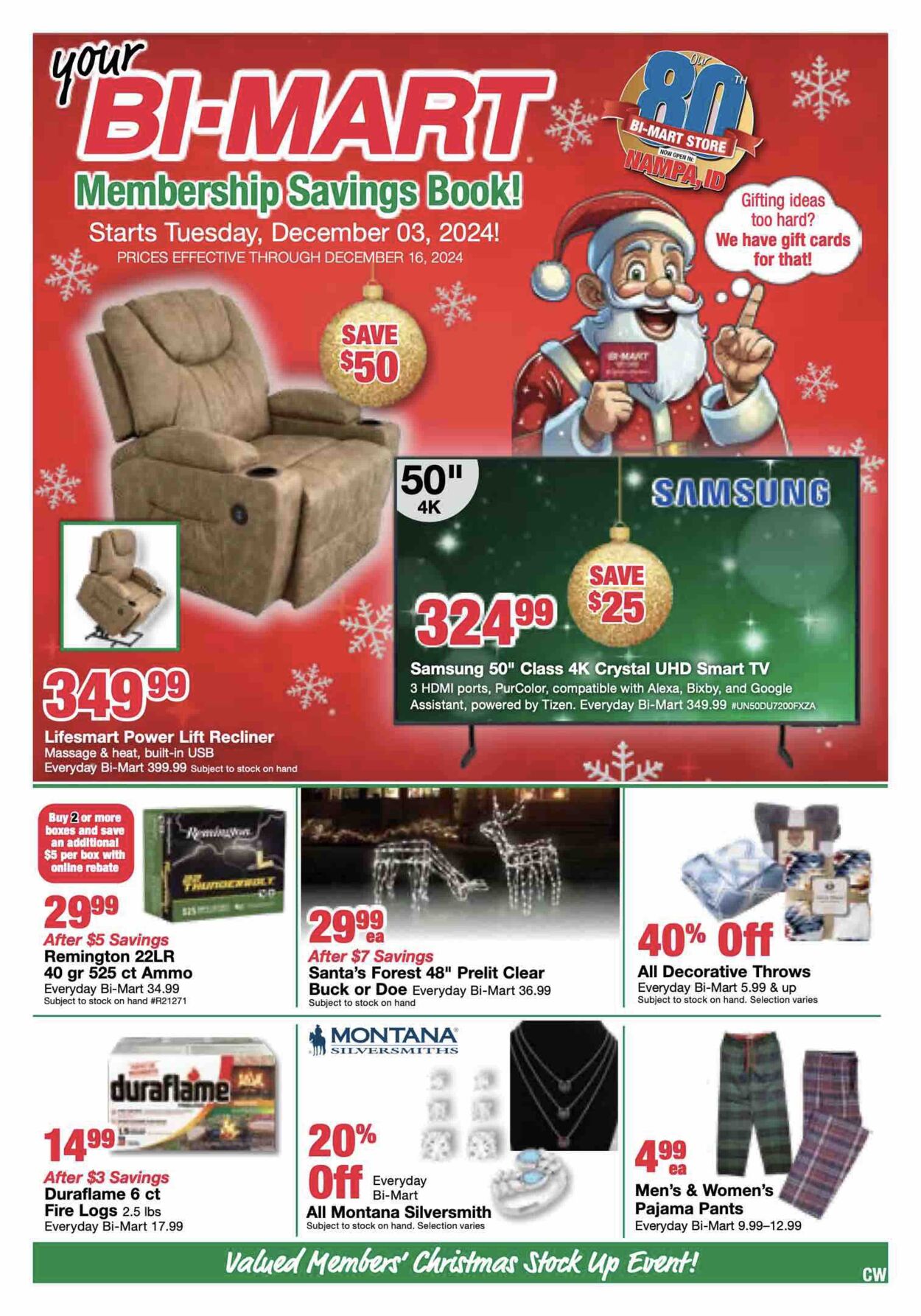 Weekly ad Bi-Mart 12/03/2024 - 12/16/2024