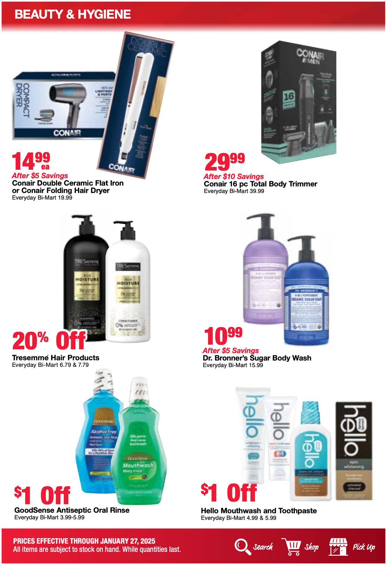 Weekly ad Bi-Mart 01/23/2025 - 02/06/2025