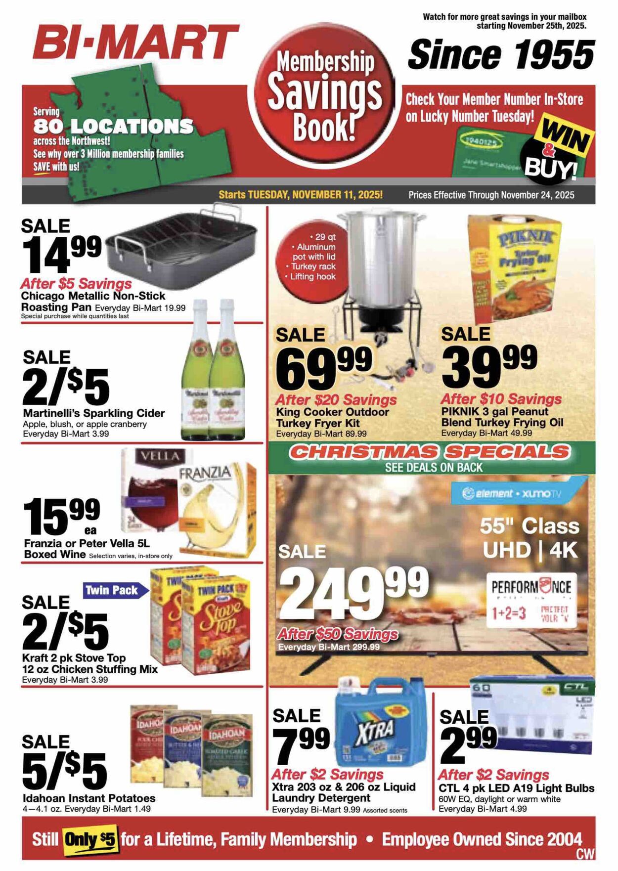 Weekly ad Bi-Mart 11/13/2025 - 11/27/2025