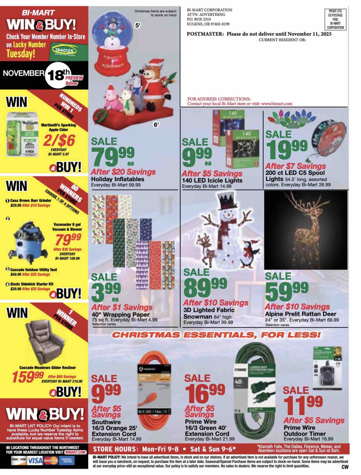 Weekly ad Bi-Mart 11/13/2025 - 11/27/2025